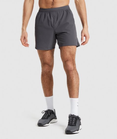 Men's Gymshark Studio Shorts Dark Grey | CA A1N70D